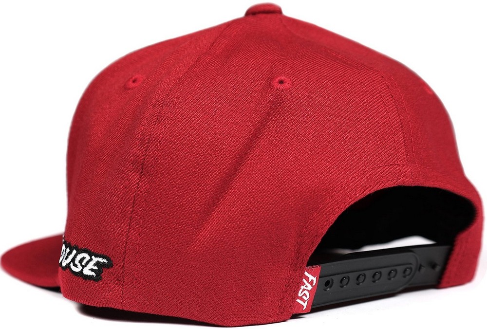 Fasthouse Origin Snapback Hat Red
