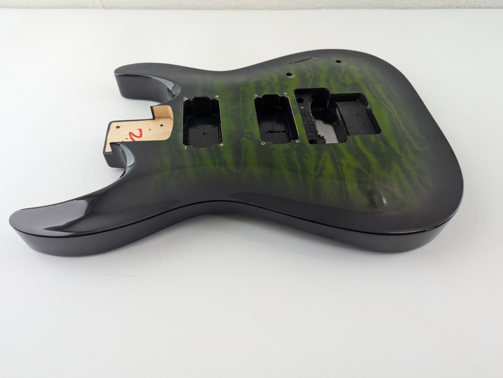 Jackson JS32 Dinky DKA Guitar Body Floyd Rose Quilt Green 2023