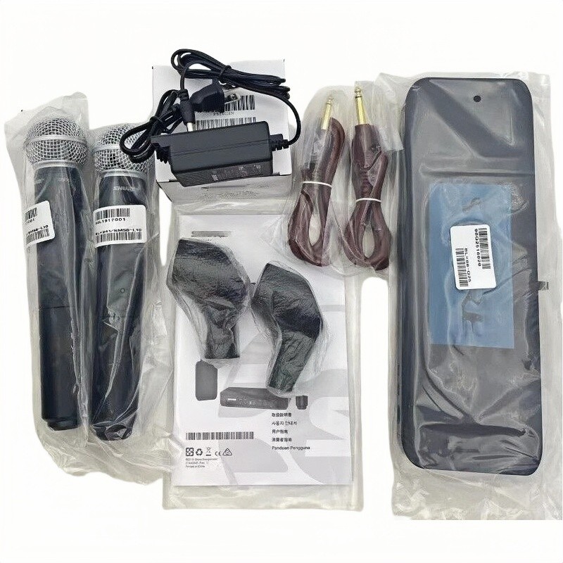 New BLX288/PG58 Handheld Wireless Microphone System Come with 2 Microphone