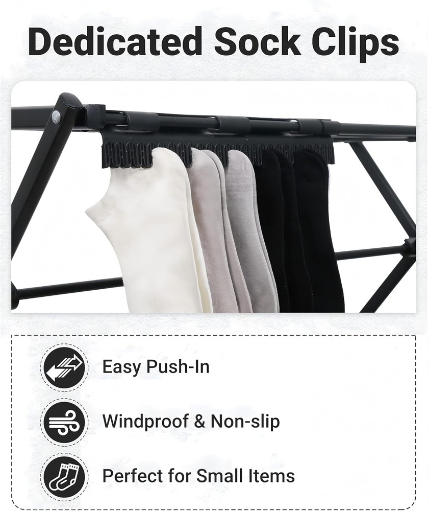 4 Tier Clothes Drying Rack Foldable Foldable Clothing Drying Rack Laundry Drying