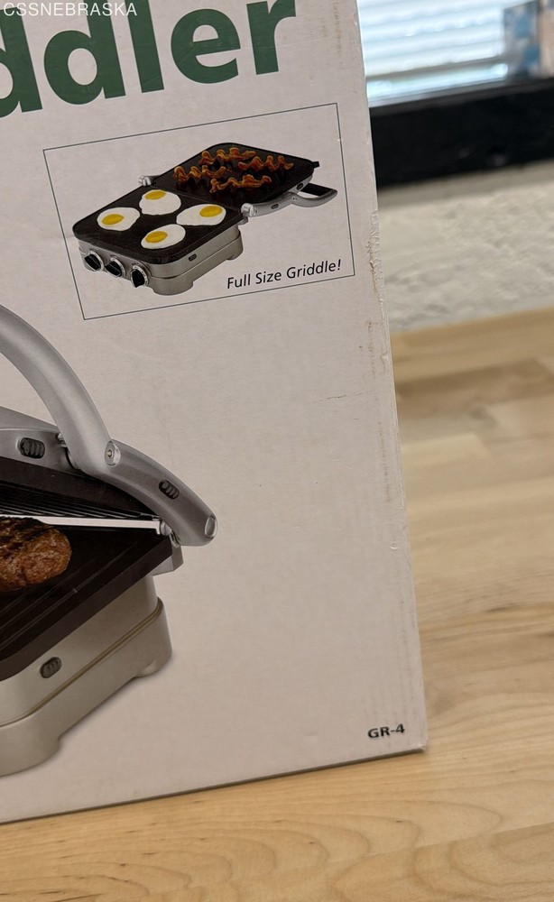Cuisinart GR-4N Grill Griddler Panini Maker - NIB