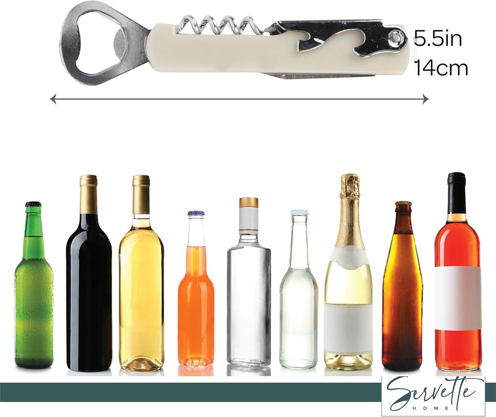 Waiter Corkscrew and Beer Bottle Opener Multifunction Tool