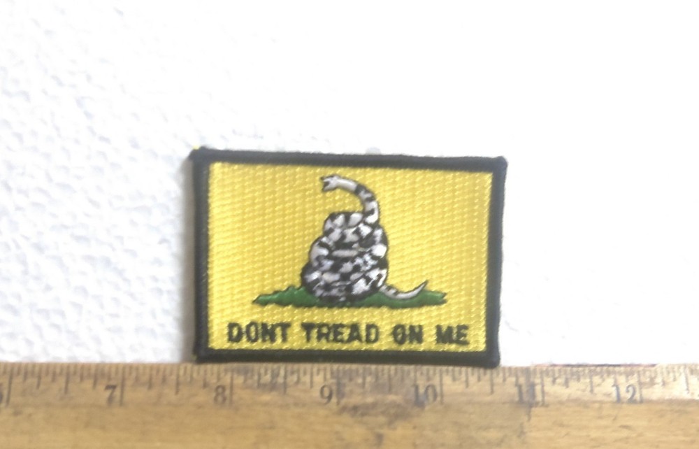 Don’t Tread on Me – Gadsden Flag Embroidered Patch