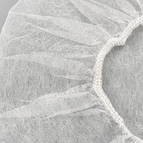 Global Industrial Polypropylene Bouffant Cap 21" White 100/Bag