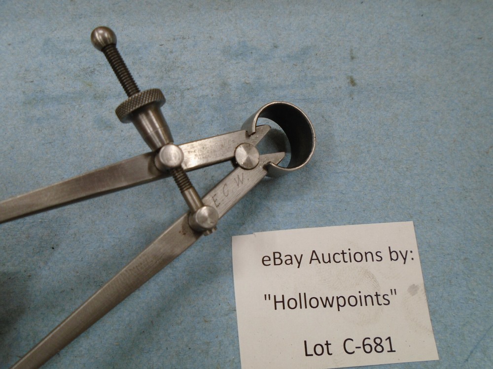 Lufkin No. 42 Inside Spring Type Caliper 4" w/ solid nut C681