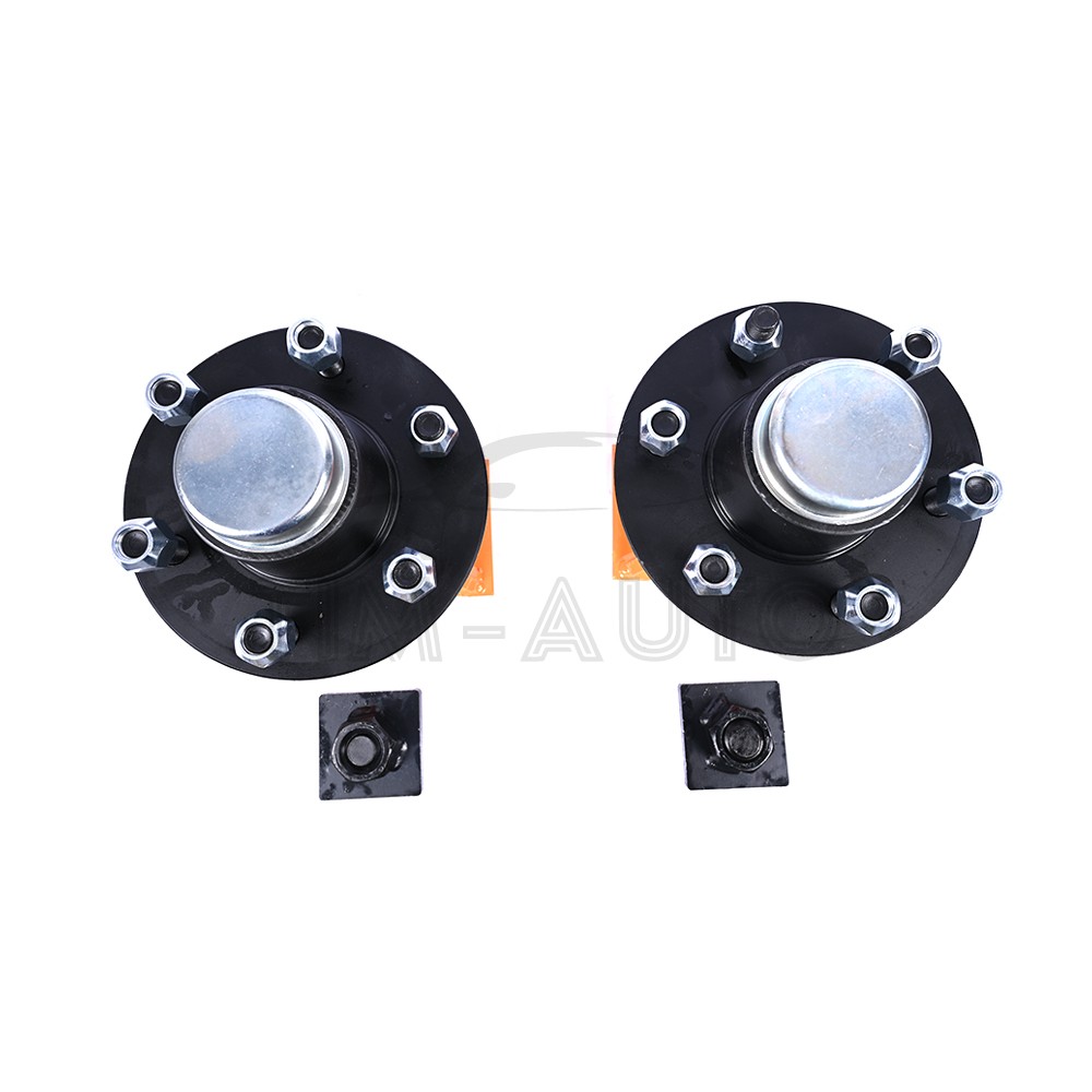 6 x 5.5 Lug Superior Shipping Container Wheels Bolt-on Spindle Kit