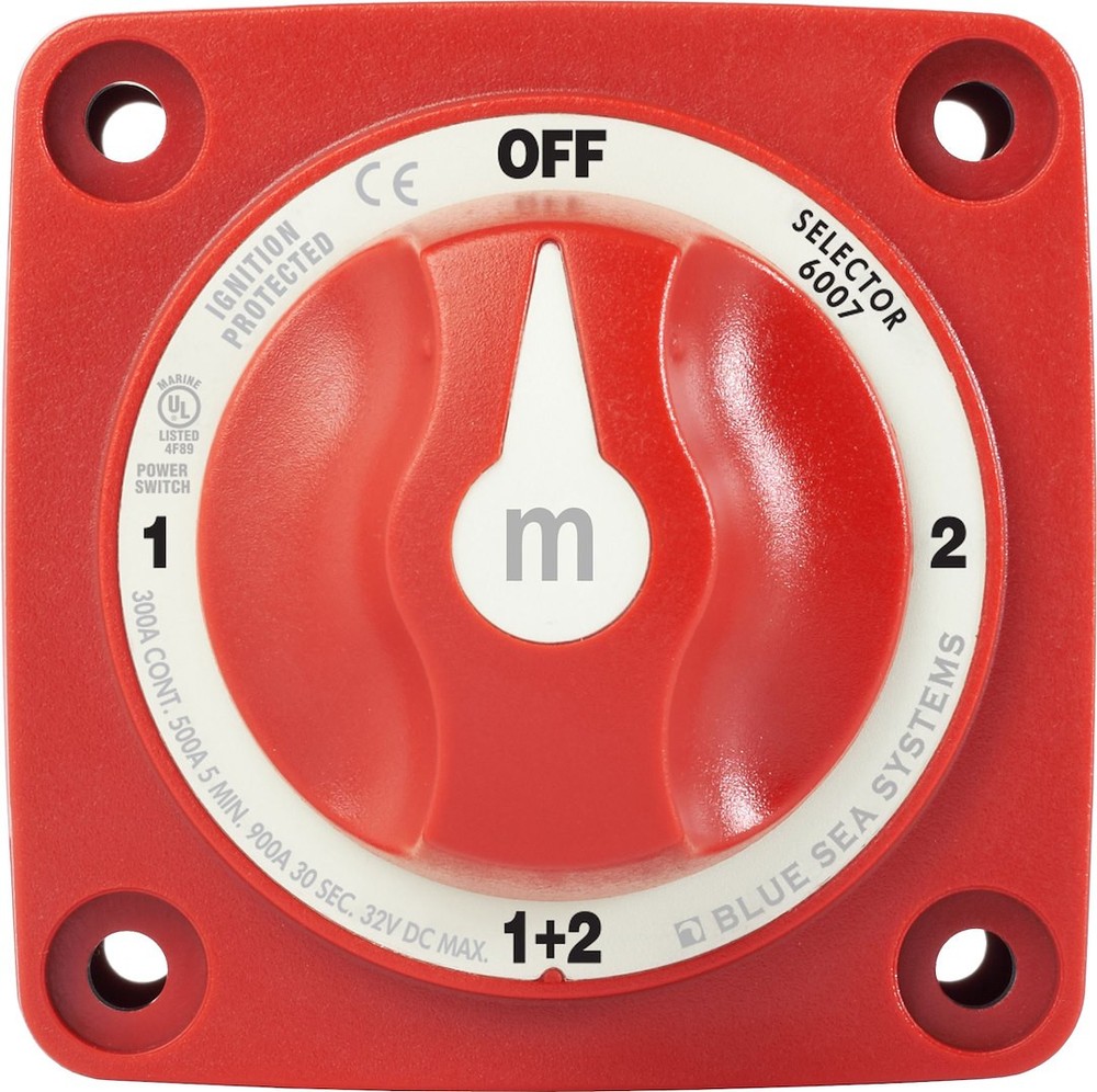 BLUE SEA SWITCH BATTERY M SELECTOR- 6007-BSS