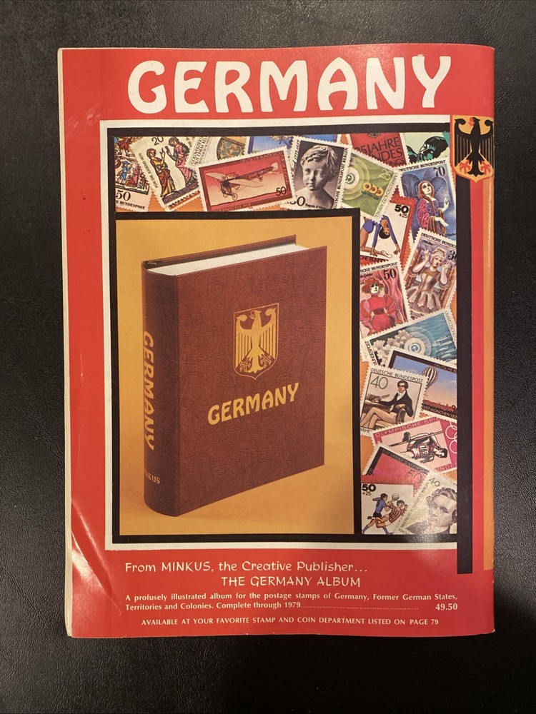 2 Vintage Stamp Collecting Booklets Magazines (1983 USPS & 1981 Minkus)