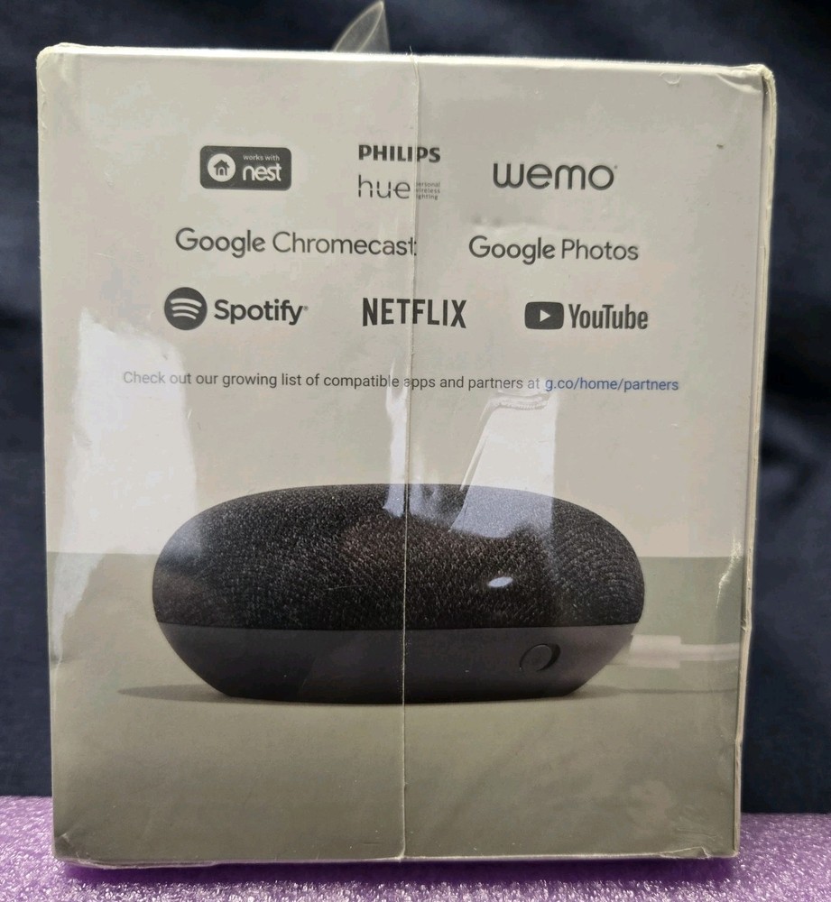 Google Home Mini, (NEW) Sealed In Box