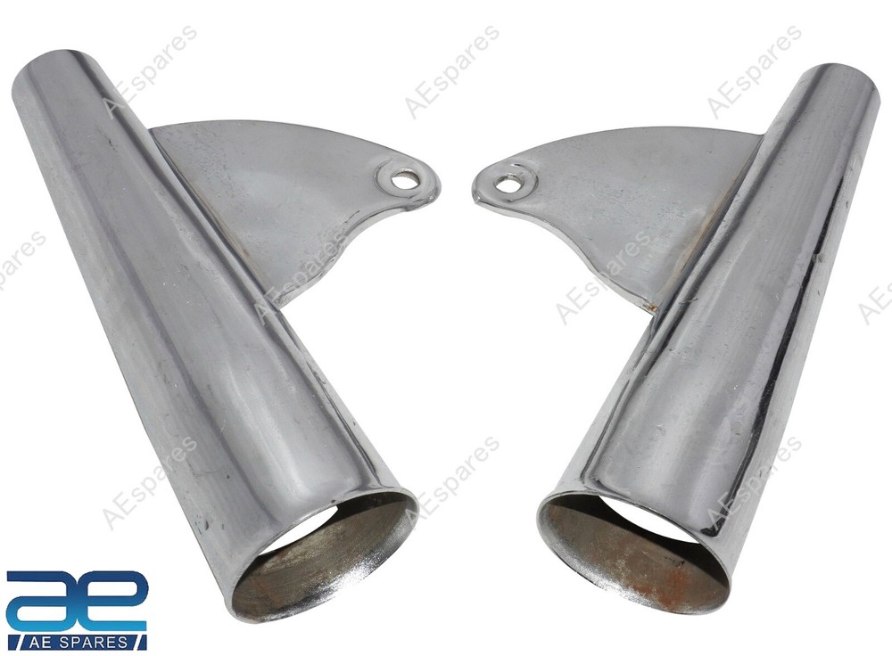 Chromed Front Fork Sleeves Fits For BSA A65 Thunderbolt Lighting 1968-1970 @US
