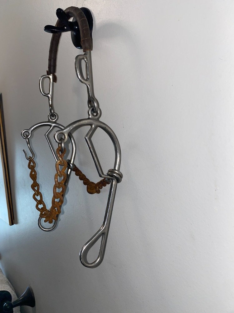 5'' PARTRADE COMBO WESTERN BIT LEATHER WRAPPED NOSE