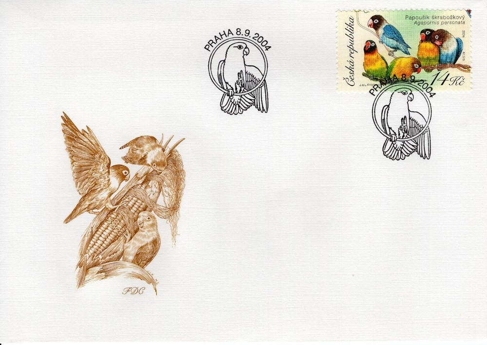 CZECH REPUBLIC  2004 Parrots    FDC5794