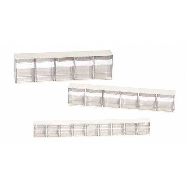 Quantum Storage Systems Qtb309iv Bins, 9 Tip Out, Ivory