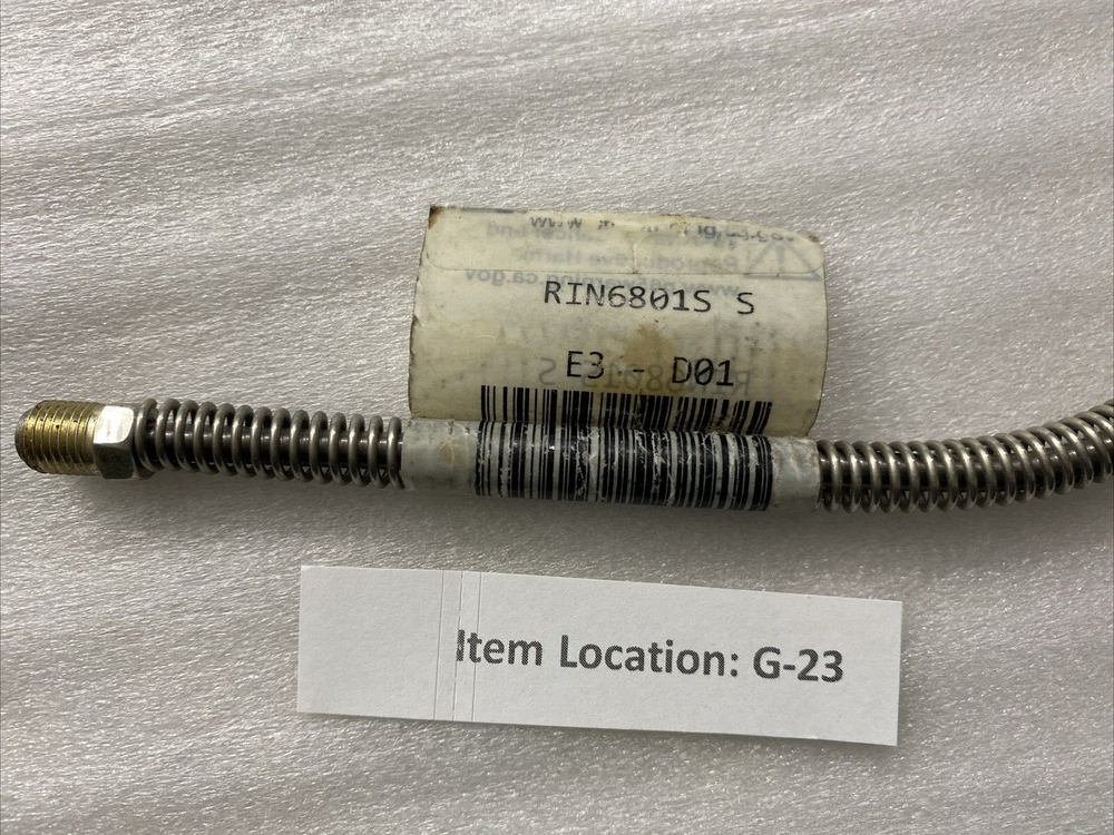 RIN6801S S E3-D01 BRAKE LINE 11" Long