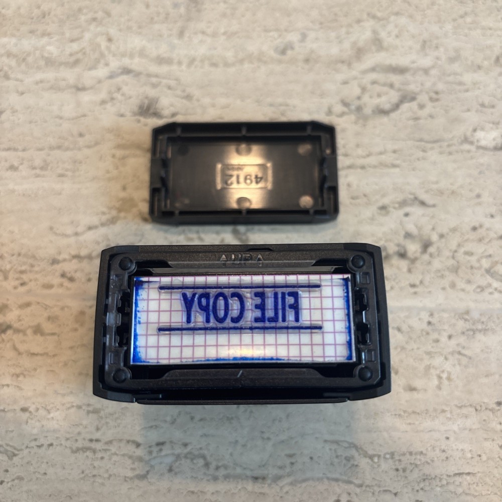 Blue “FILE COPY” Self-Inking Stamp