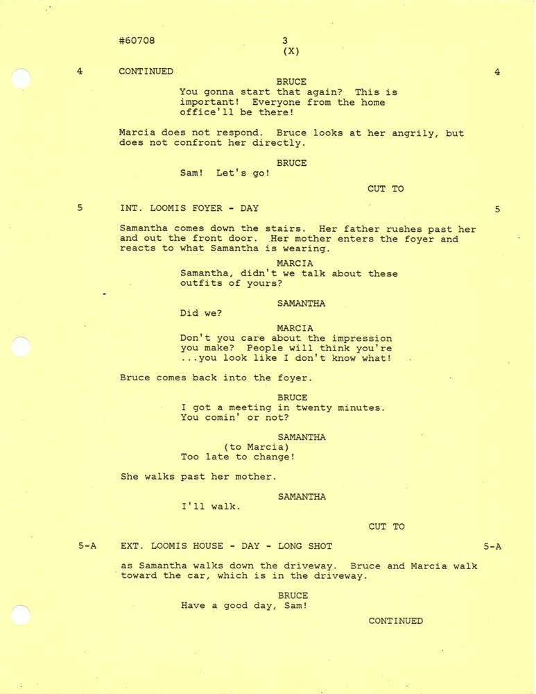 *ALFRED HITCHCOCK PRESENTS - THE GLOATING PLACE (1985) Final Revised Script