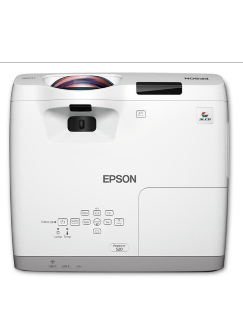 Epson PowerLite 520 Tri-LCD Projector 2700/Test Working