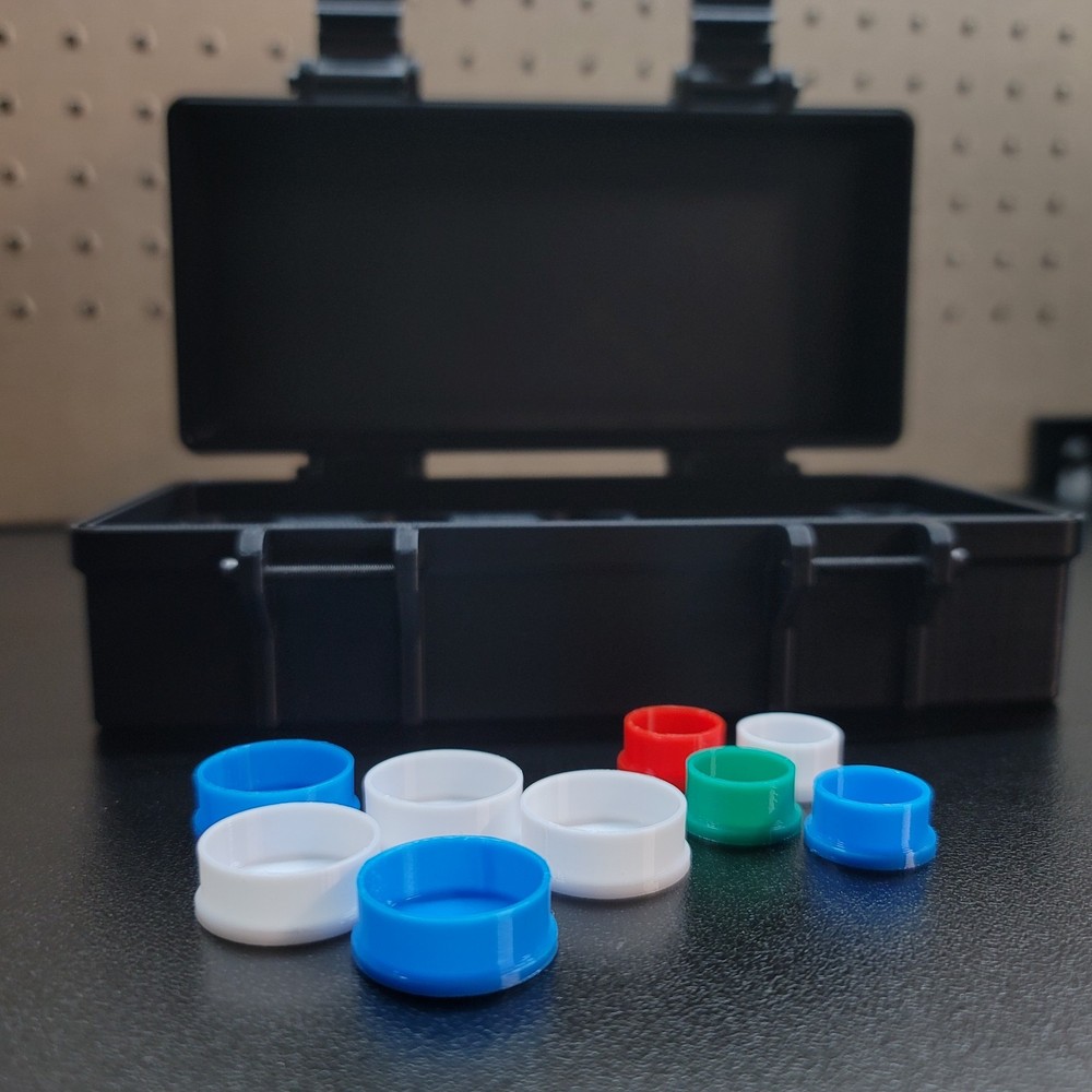 Peptide Storage Case Starter Kit – Mixed Vials , Loaded Syringes, Includes CAPS!
