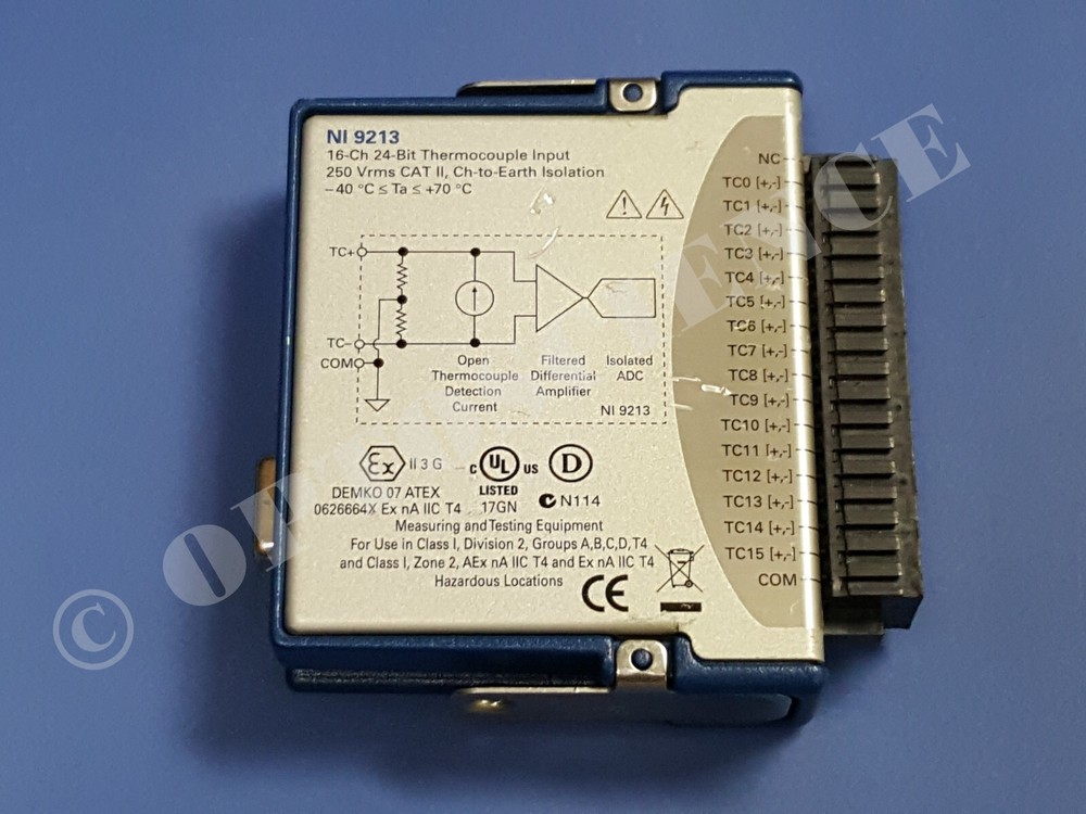 National Instruments NI 9213 cDAQ Temperature / Thermocouple Input Module