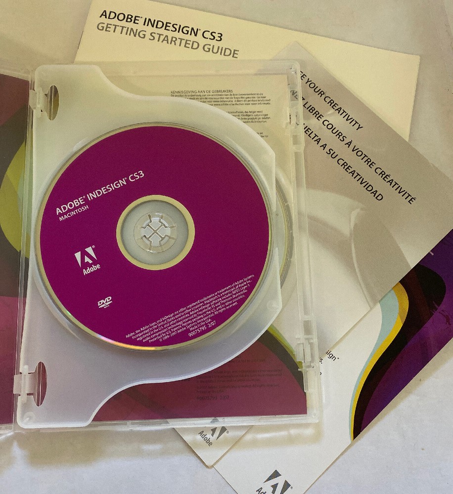 Adobe Indesign CS3 - Upgrade for MAC