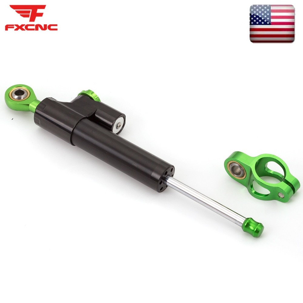 Adjust CNC Steering Damper Linear Stabilizer Reversed Safety Control Damping