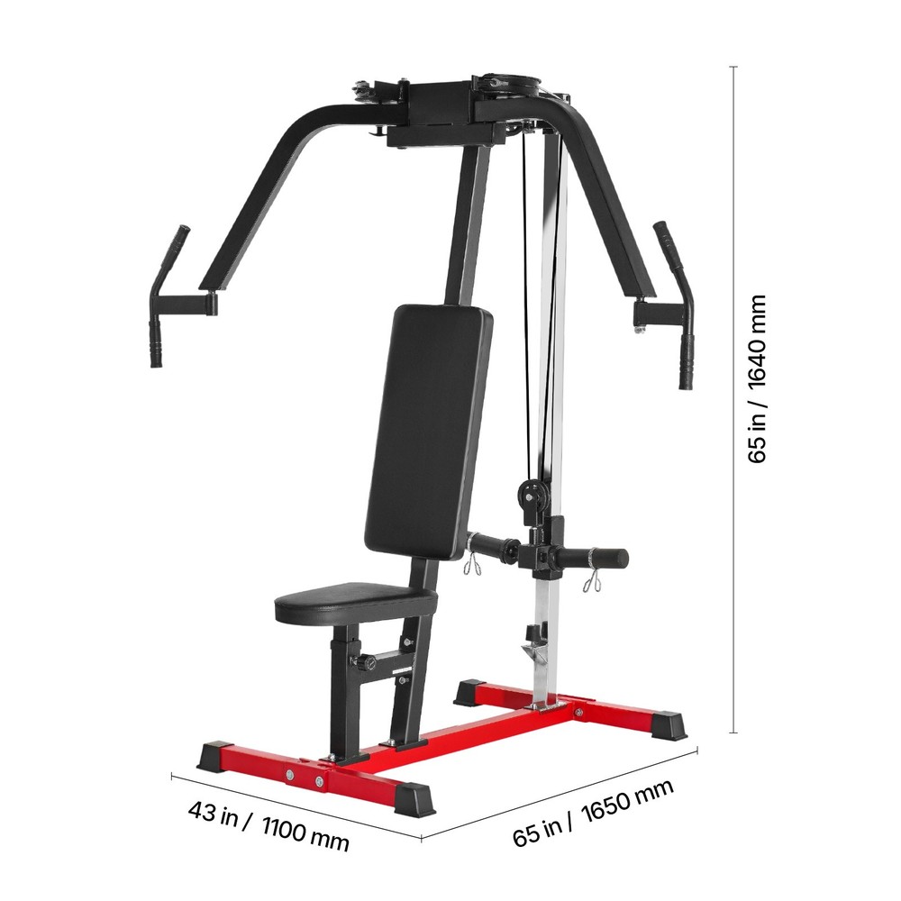 Chest Fly Machine Adjustable Fly and Reverse Delt Machine Upper Body