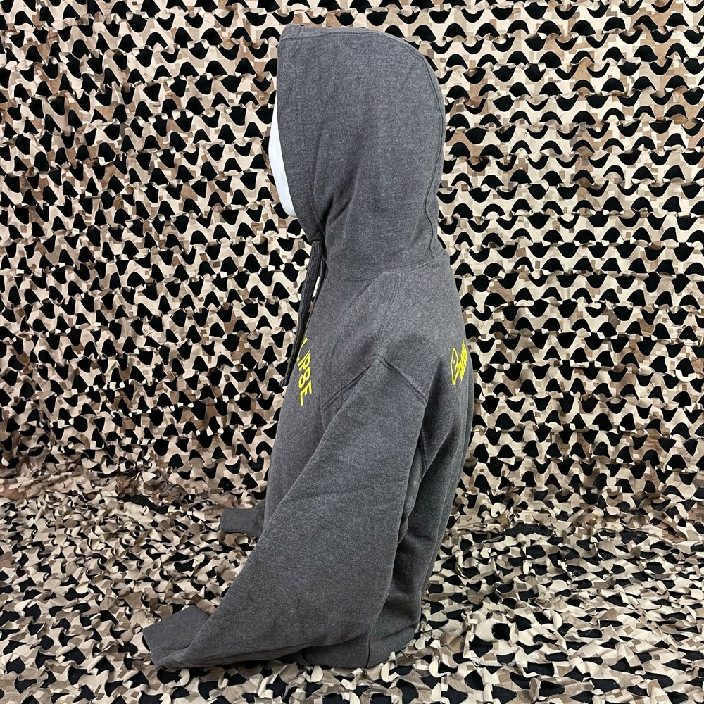 NEW Planet Eclipse Worker Hooded Sweatshirt - Charcoal - Medium