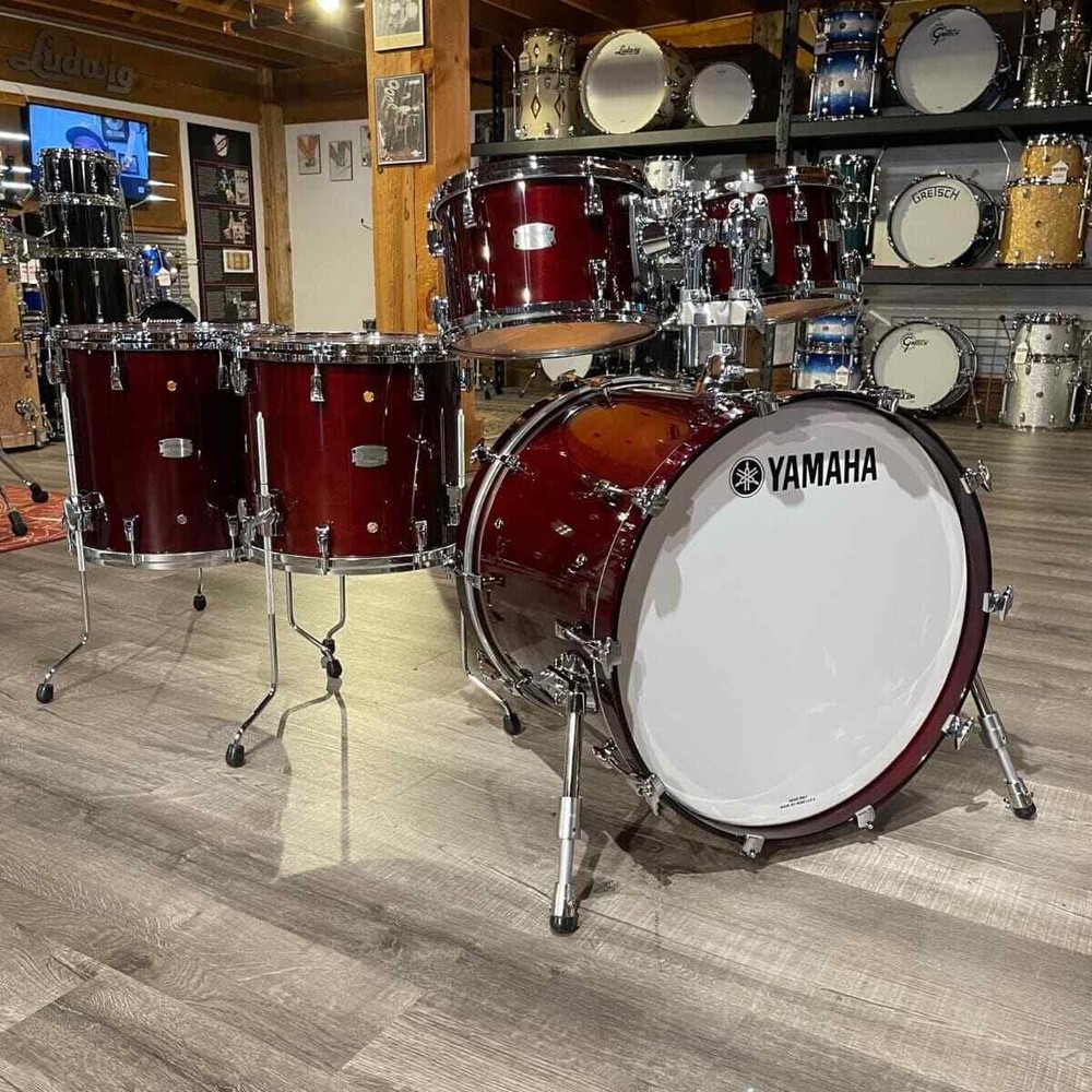 Yamaha Absolute Hybrid Maple 5pc Drum Set Classic Walnut