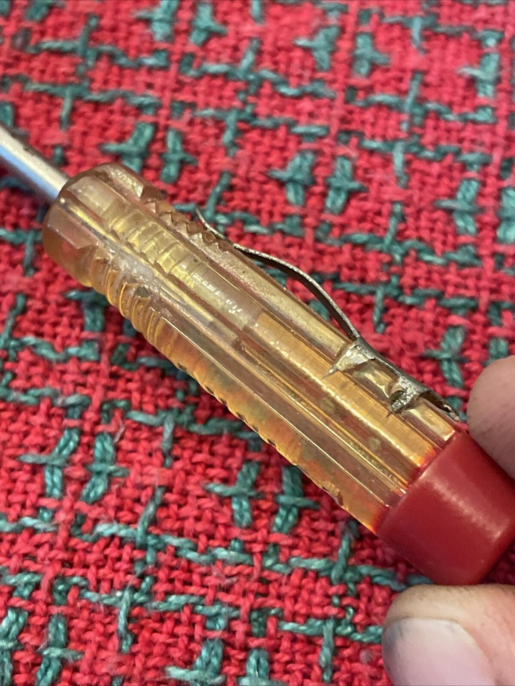 Vintage Dunlap Tools Early Pocket Screwdriver Mini Screwdriver