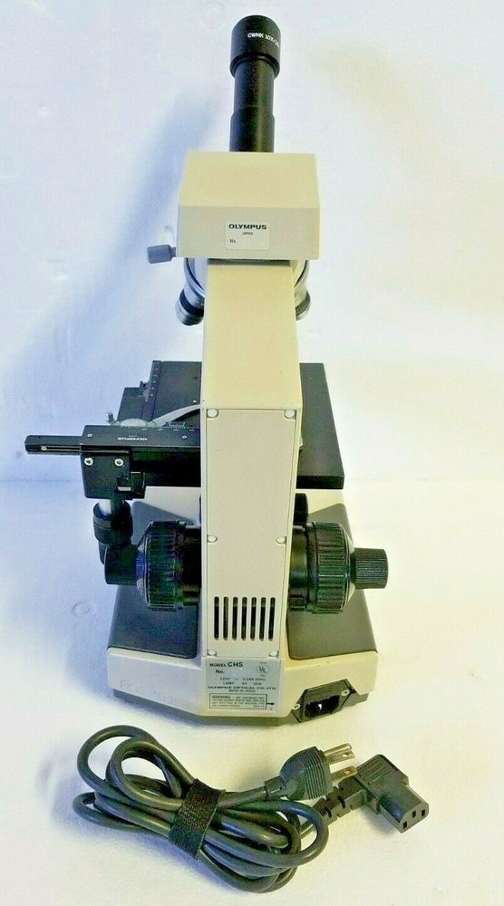 Olympus CH-2 CHS Microscope with 10X 40X 100X Objectives