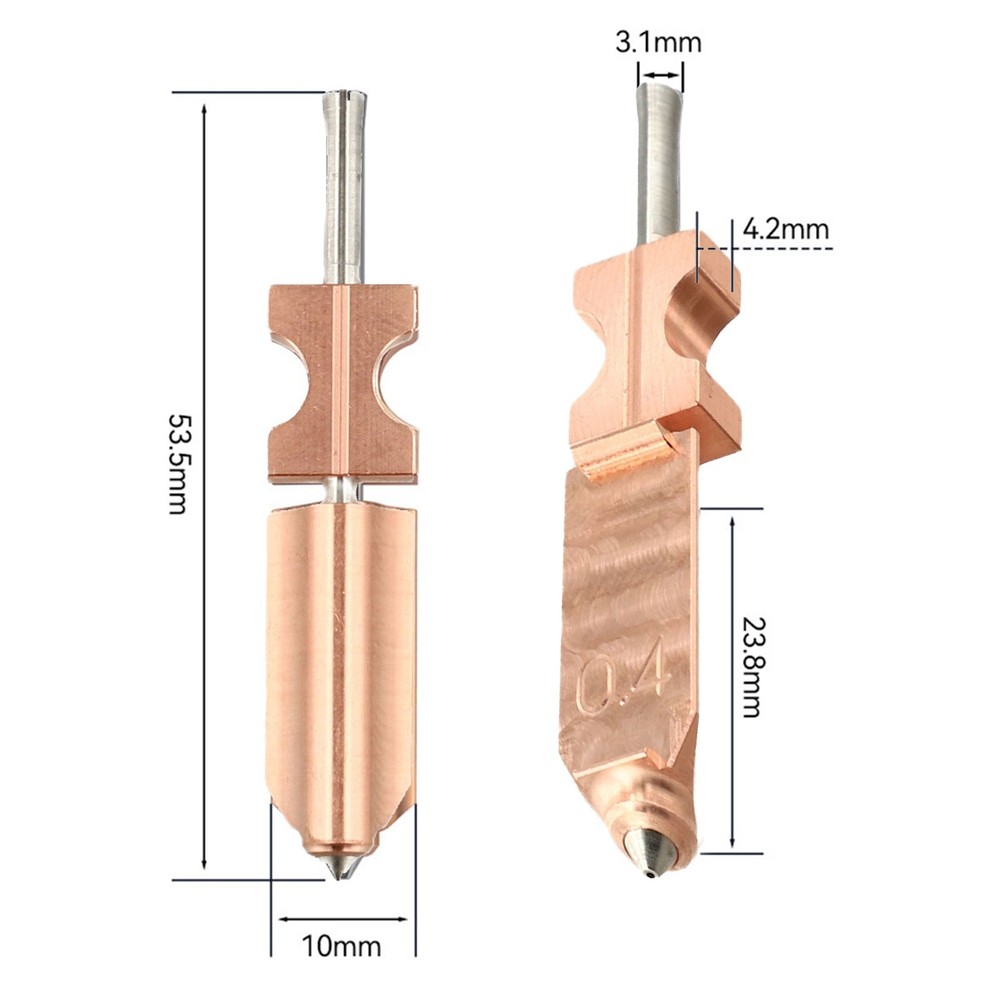 Nozzle Assembly 04mm for Flashforge AD5X with Heating and Cooling Feature