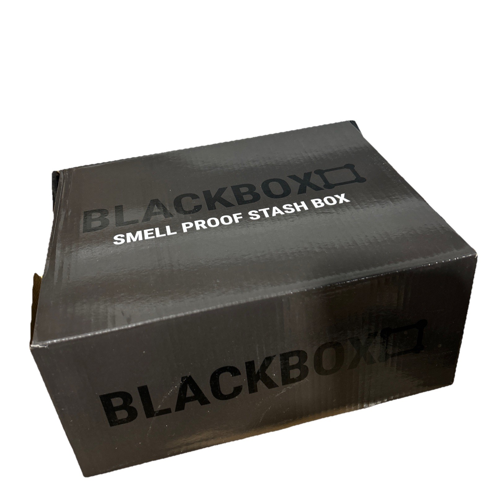 BLACKBOX Smell Proof Stash Box BY Kulbi. Lockable Storage Container Compartments