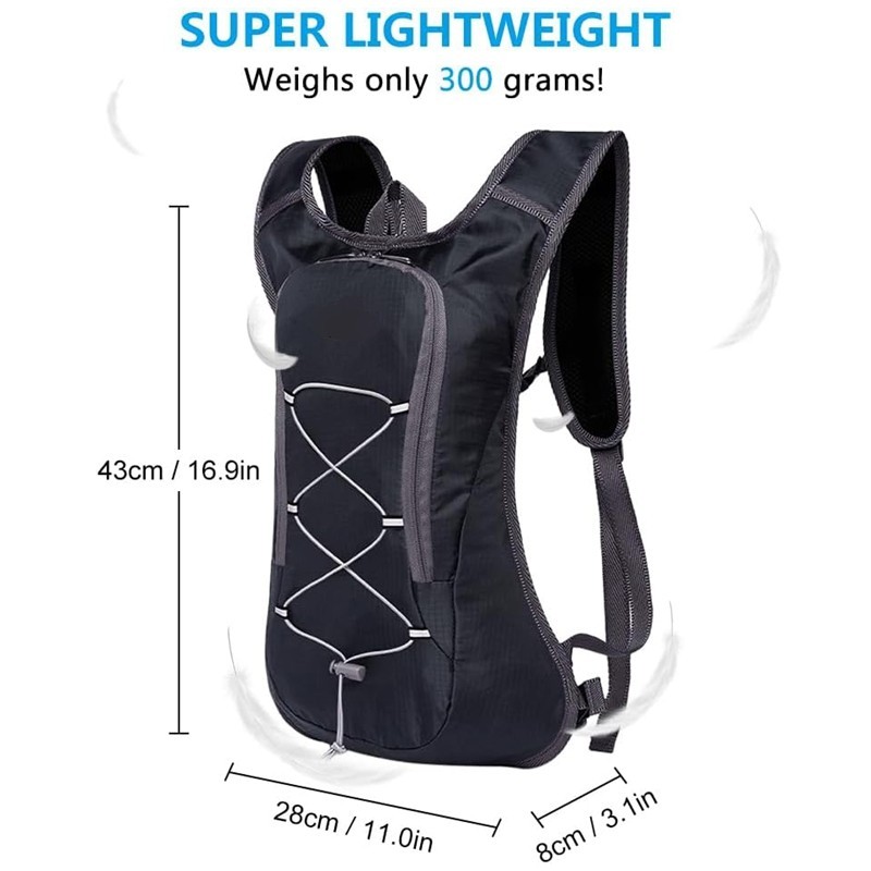 Hydration Backpack,Lightweight Water Backpack with 2L Water Bladder Bag