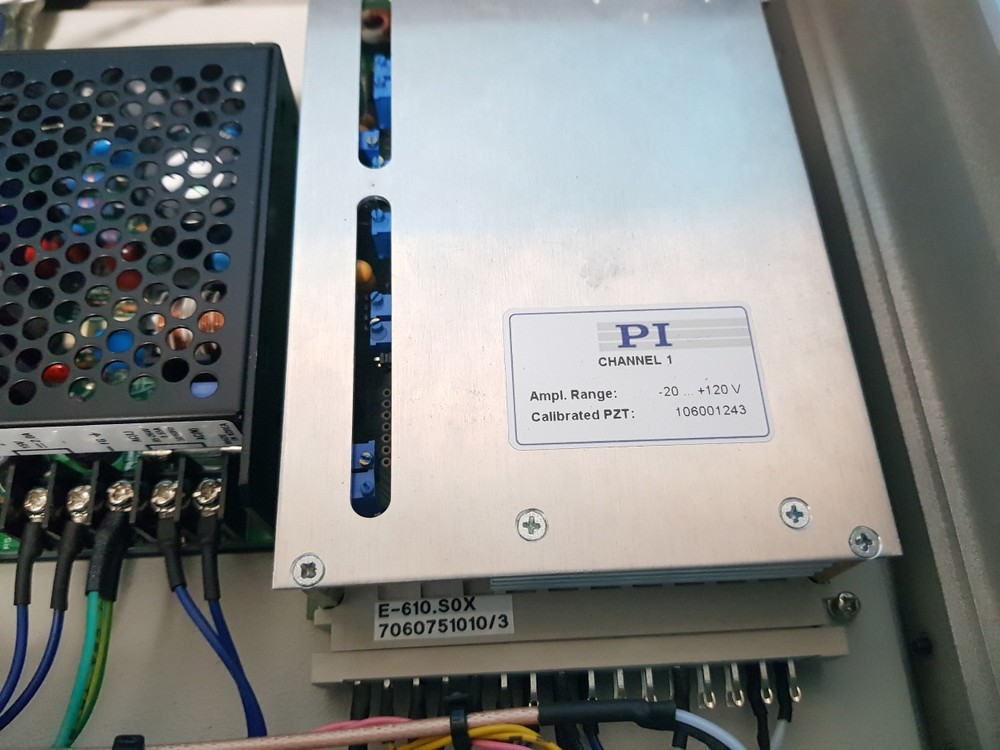PI E-665.XR E-655.SR LVPZT-AMPLIFIER / SERVO + INTEK PLUS PZT CONTROLLER