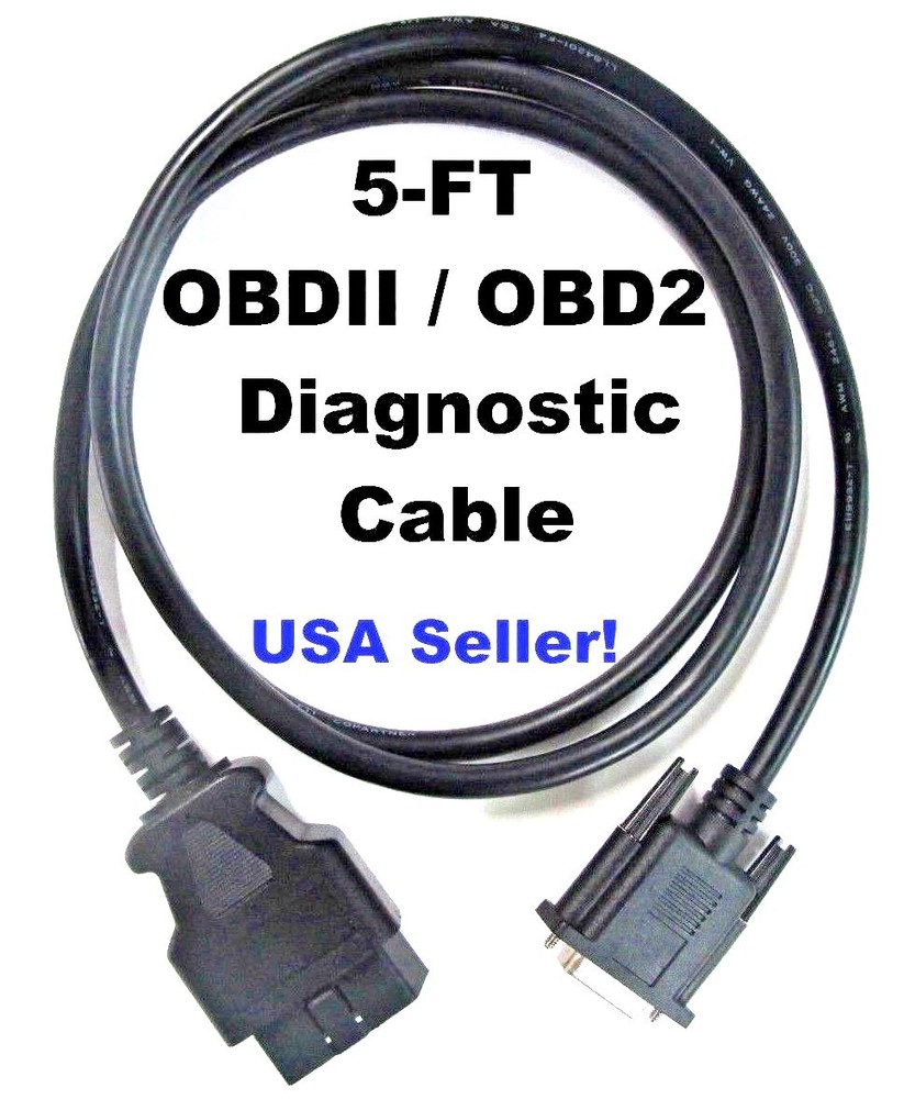 OBDII OBD2 Cable for BluePoint MicroScan Scanner EESC717 Replaces EAX0069L00A
