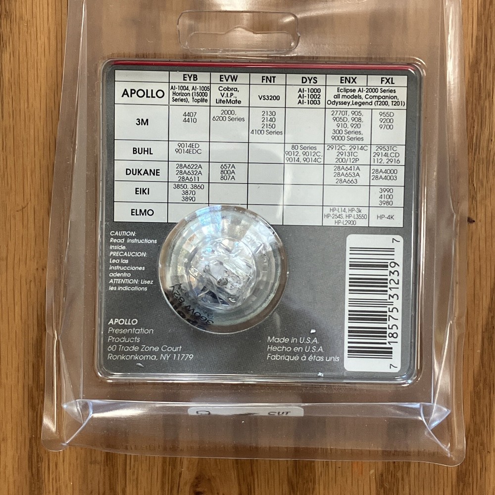 APOLLO Model:ENX-31239 Projection Lamp.