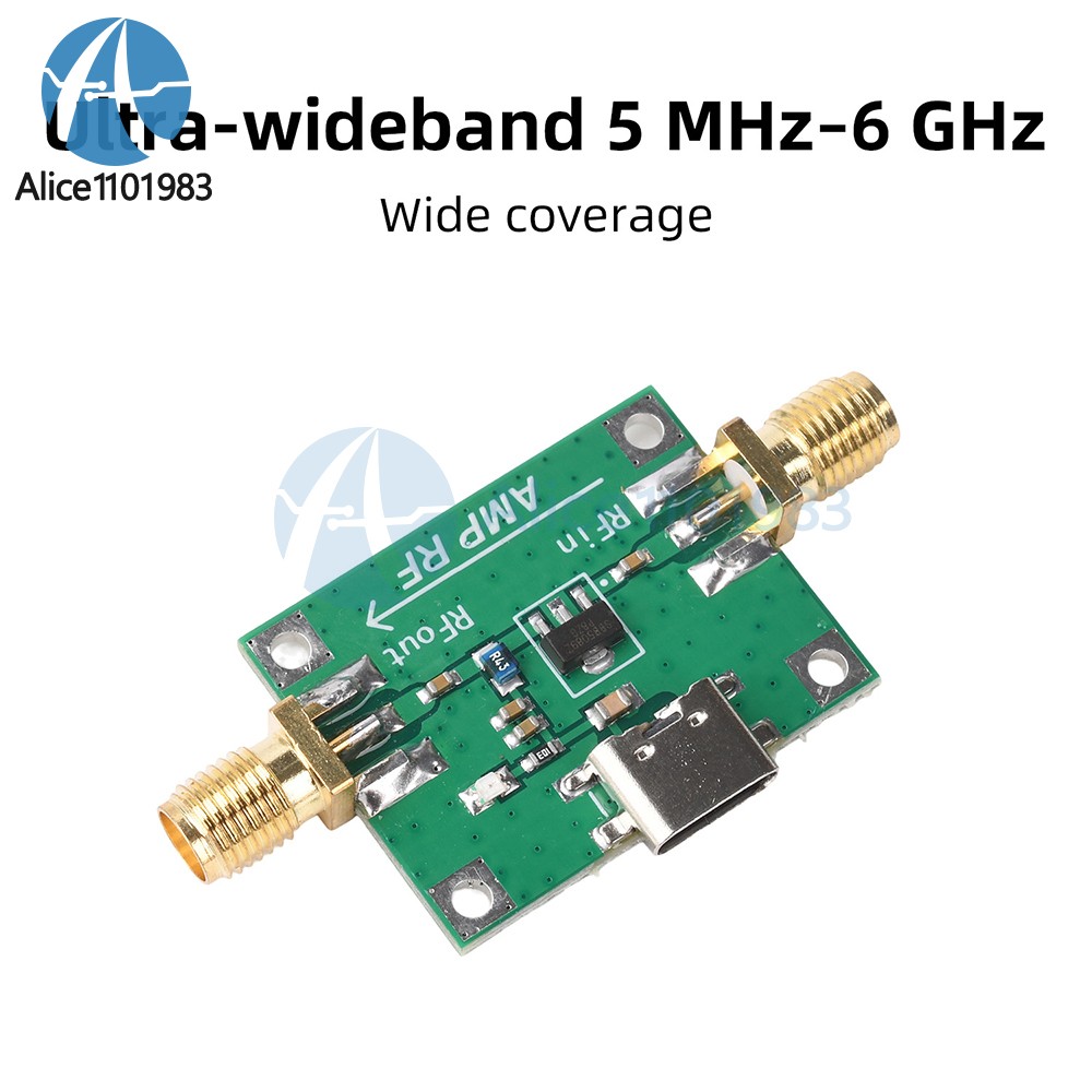 DC 5V SBB5089 Gain 20dB RF Module 5MHz~6GHz RF Power Amplifier Front-end module