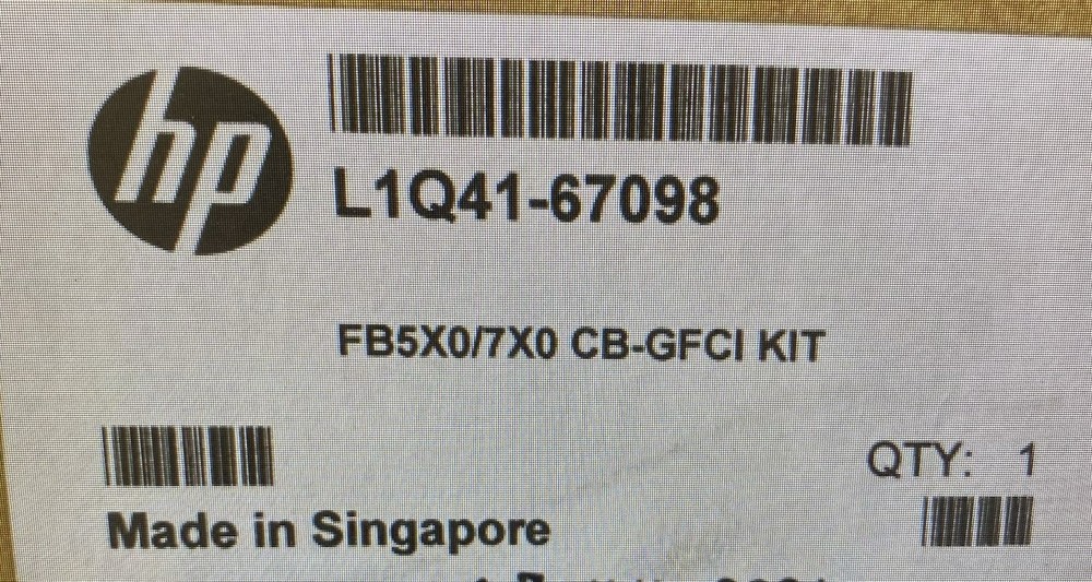 HP FB750 L1Q41-67098 CB-GFCI Kit