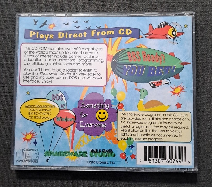 Shareware Studio Volume VI 1995