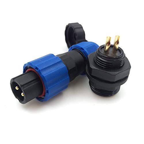 2Pin Aviation Connector Plug and Socket,Waterproof Power Connector,Panel Mount