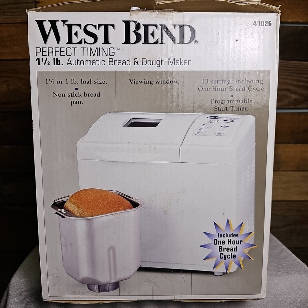 West Bend Perfect Timing Automatic Bread & Dough Maker #40126 (Open Box)