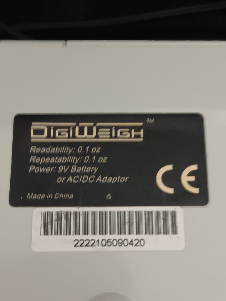 Digiwigh electric battery postage scale