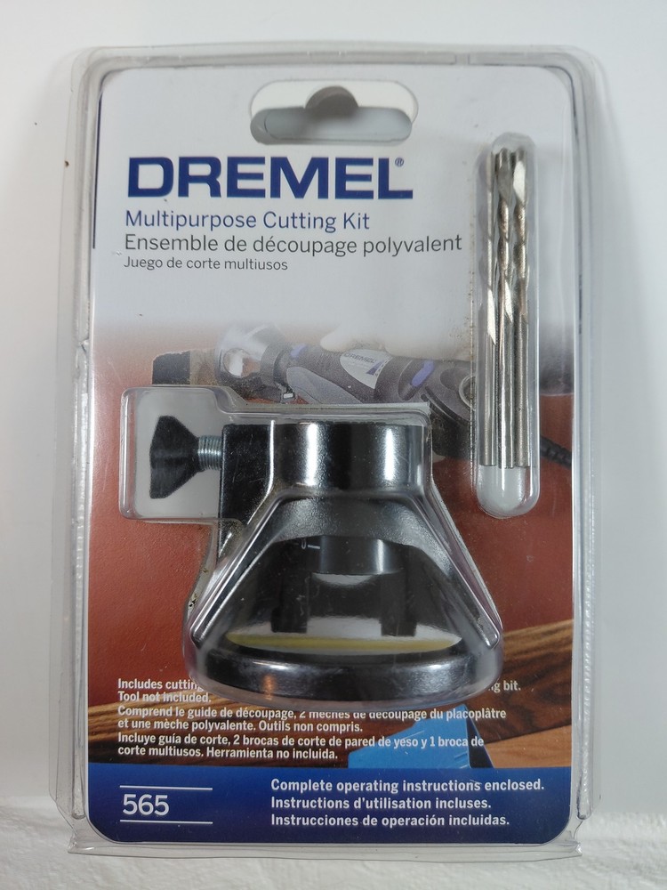 Dremel 565 Multipurpose Cutting Kit Guide 2 Drywall Bits 1 Multipurpose Bit NEW