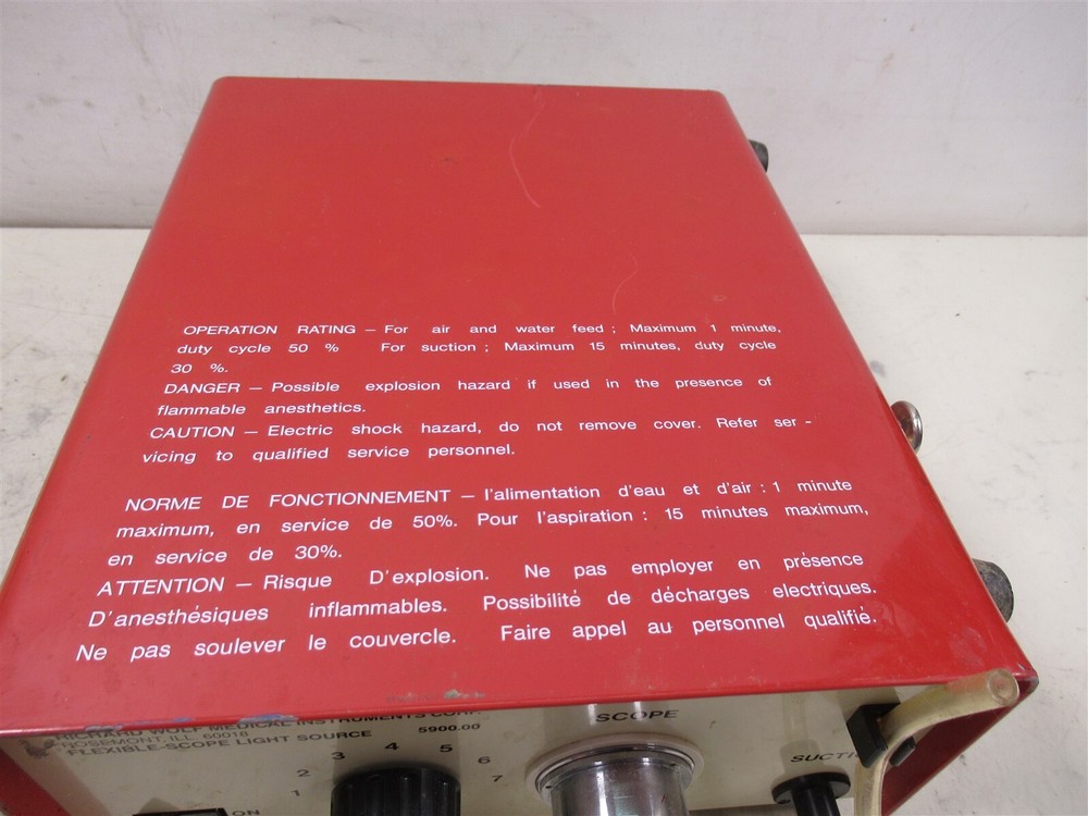 R. Wolf Flexible Scope Light Source 5900.00 Endoscopy Laproscopy