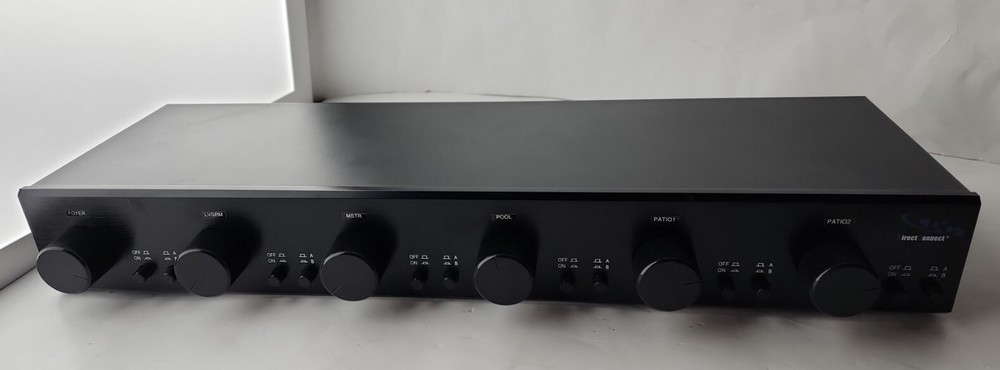 DIRECTCONNECT Dual Source 6 Pair Speaker Selector High Power Volume Controls