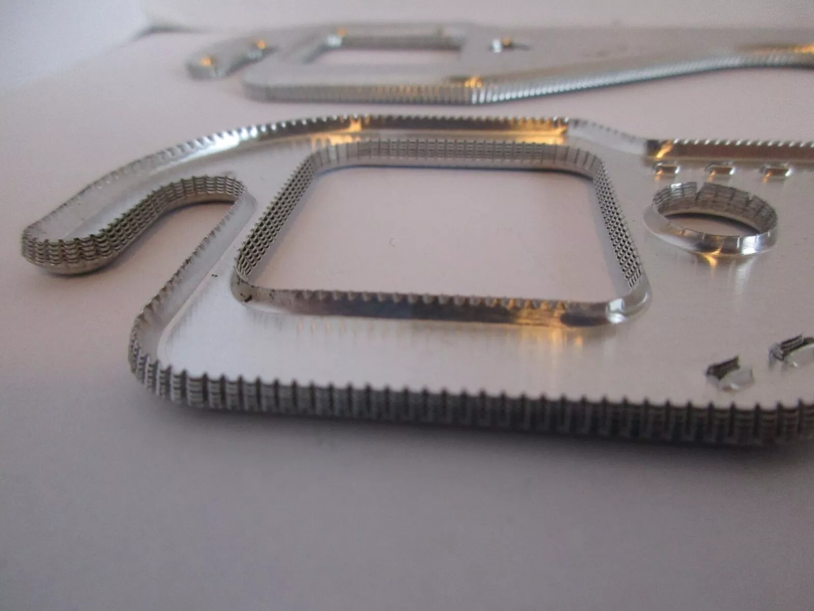 Small Block Chevy Aluminum Square Port Header Exhaust Gaskets Reusable SBC 350