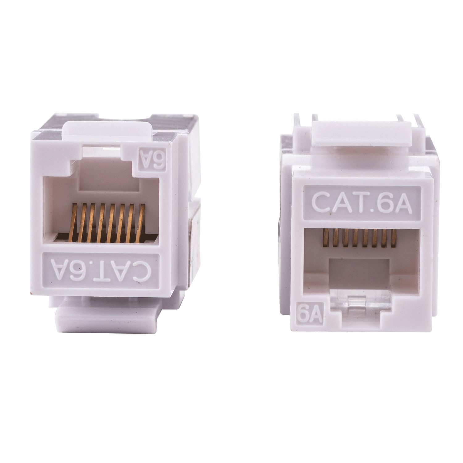 Cat6a Keystone Jack Lan Network 45 Degree RJ45 Tool Punch down Set lot