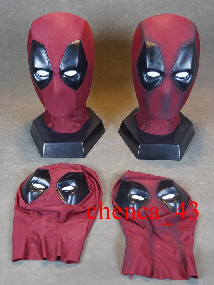Customize Deadpool Screen Accurate Cosplay Headgear Wearable Mask Prop Faceshell