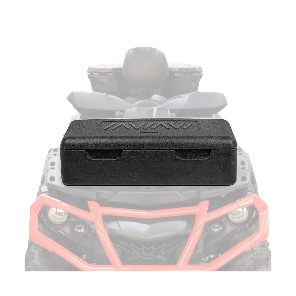 Universal ATV UTV Quad Storage Trunk Cargo Box for Front or Rear Rack All Mou...