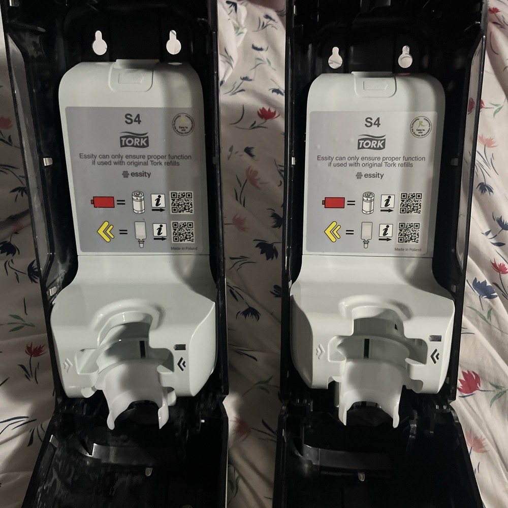 Two Tork S4 Intuition Sensor Soap Dispenser two
